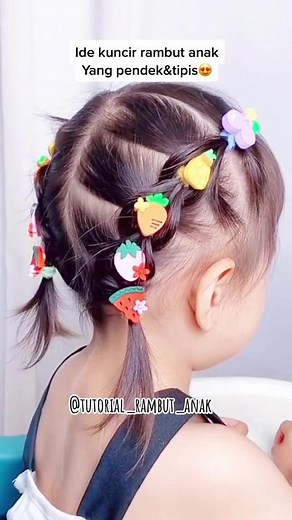 Tutorial Kuncir Rambut Pendek Anak: Ide Gaya dan Cara Mengikat