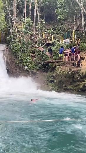 Waterfall runs & epic jumps at Blue Hole! 🌊 💦 🇯🇲 Think you can handle the thrill? 😏 Catch A Cab N Tours is the #1 choice for #tours and #transportation in Jamaica, offering: ✅ Excursion & Tours ✅ Airport Transfers ✅ Custom Experiences ✅ Trip advice/planning ✅ Private Transportation ✅ Tour Guides 👉 DM us or click the link in bio @catchacabntours to book with us! PSA: This video is for content purposes only. We do not have the right to video or music. 📽️ @manaska.drew #visitjamaica #travelt
