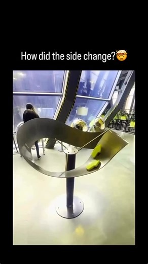 Whys of Life on Instagram: "This is a Möbius strip — a shape with only one side and one edge. That’s why when the arrow moves, it seems to switch sides, but in reality, there’s only one continuous surface. A simple half-twist turned an ordinary strip into infinity’s loop. #MobiusStrip #InfinityLoop #MathMagic #CuriousMind #EndlessJourney #ScienceReels #FunWithMath #MindBlowingFacts #Infinity♾️ #CuriosityUnlocked"