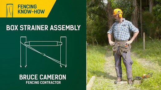 Fencing Know-How: Box Strainer Assembly