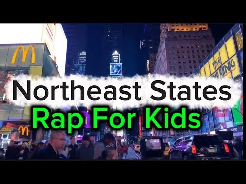 Northeast States | Fun and Catchy Rap For Kids