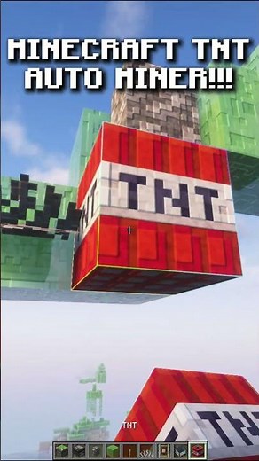 MINECRAFT TNT AUTO MINER TUTORIAL!!!🧨🧨🧨 #shorts #minecraft #minecraftbuilding #tnt (Aria Math)