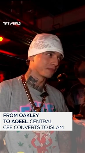 1M views · 57K reactions | "I just changed my name and took my Shahada (profession of faith), I am a Muslim now." British rapper Central Cee announced on a livestream that he has converted to Islam and changed his name to Aqeel. | TRT World | Facebook