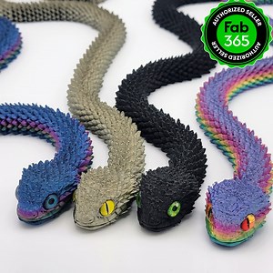 Articulated Bush Viper Toy - Dragon Snake - Etsy