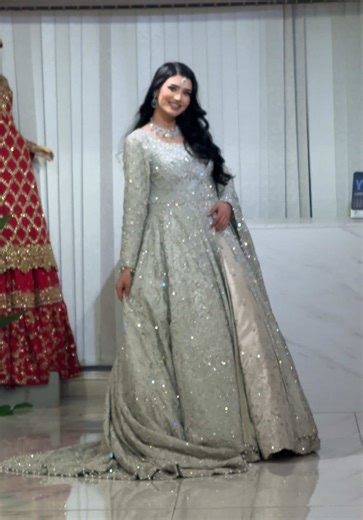 Stunning Walima Double Dress in Unique Color Review