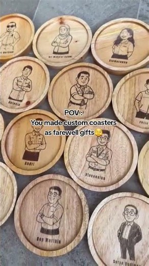 Coaster Untuk Farewell Gift