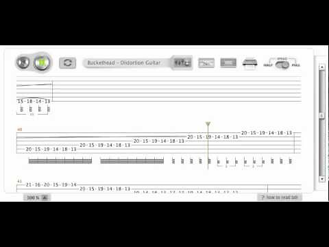 Buckethead Jordan Guitar Lesson Tab