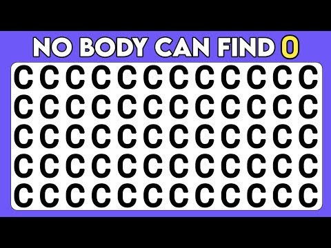 Find the odd one out | Test Your Observations Skills Speed | Number and Letter Vision Edition