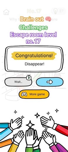 brain out 🧠 challenges escape room level no.17#mobilegame #challenges #escaperoom #levelooplive