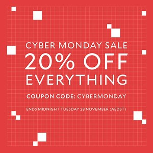 2.7K views | It's Cyber Monday — 20% off EVERYTHING at milligram.com — includes sale items! Use coupon code: CYBERMONDAY at the checkout. Don't miss out and be sure to share with stationery loving friends! Ends Tuesday 28 Nov, midnight AEDST. SHOP: https://milligram.com | Milligram | Facebook