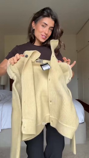 Soft warmth, timeless style. The Mila Wool Turtleneck Cardigan wraps you in cozy sophistication. ✨ | Koko West