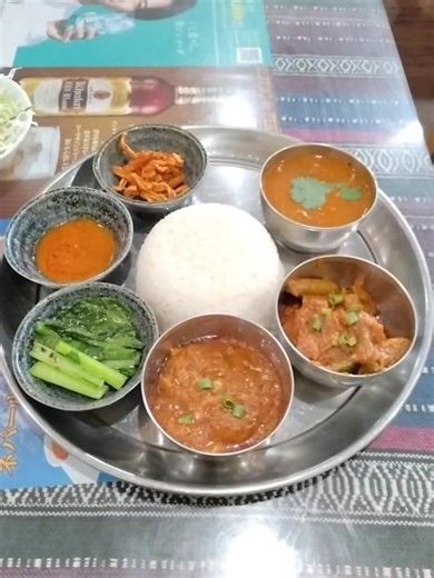 インドネパール料理『ブッダでネパールダルバットセット』#豪徳寺 #カレー #ダルバート #ネパール料理 #インド料理 #Curry #DalBhat #Nepalesefood