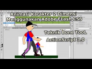 Adobe Flash CS6: Animasi Karakter 2 Dimensi Dengan Teknik Bone TooL Menggunakan Adobe Flash CS6