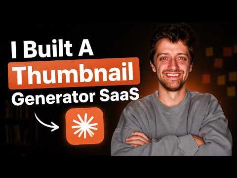 I Built a Thumbnail Generator SaaS in 20 Minutes (ChatGPT Images 2.0)