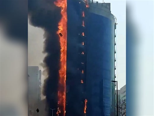 Dubai: Drones extinguish massive high-rise fire