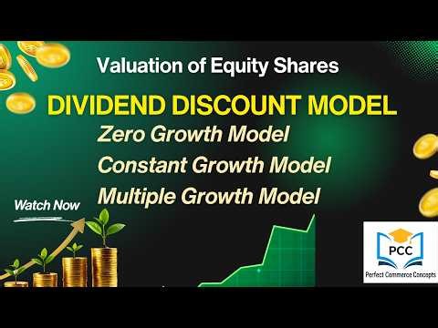 Dividend Discount Model Explained | Zero Growth, Constant Growth & Multiple Growth Model