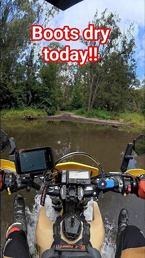 Keeping My Dirt bike Boots Dry Today 😃