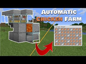 Automatic Chicken Farm Minecraft (Bedrock + Java)