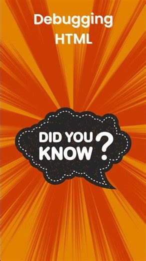 Page not showing debug like a pro #html #htmlseries #development #frontendcourse #codinglife