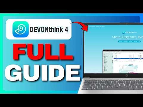 DEVONthink 4 Tutorial - Full Beginner Guide 2026!
