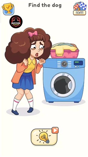 DOP 5 Level 347 Find the Dog Solution 🐶 | Delete One Part #find #dog #dop5 #gaming #viral #shorts