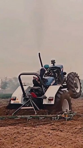 New Holland Tractor Stunt | Front Tyres in Air Farming Action #Reel | Power & Style Performance