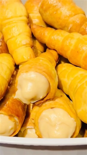 # Cream Horns So Easy You’ll Make Them Weekly #dessert #recipe #baking
