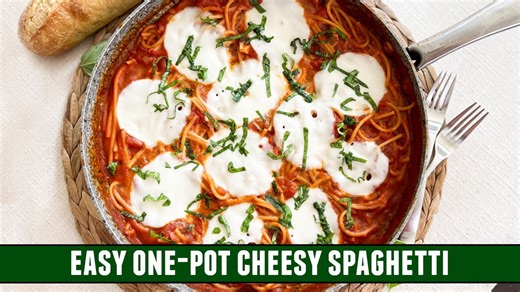 Easy One-Pot Cheesy Spaghetti – Delicious Pasta Recipe