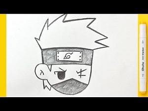 Easy Drawings – How to Draw Kakashi Step by Step ✏️⚡ | Tutorial 2025