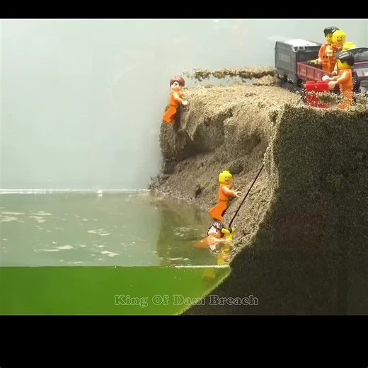 Lego Dam Breach Experiment - NEW LEGO Castle Wall with Prison Inside - Lego City Prison Break Fail PT 4