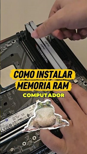 Como instalar memória RAM no PC #fy #memoria #tech #ram #pc #gamer #tech