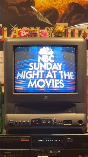 Sunday Night Movie (1989) NBC Opening for Sunday Movie Premier on VHS
