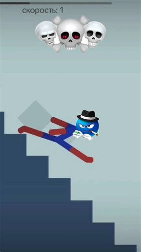 Stickman with Hat Falls Down Stairs 😂🔥 | Epic Fail