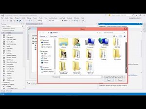 21. أداة شريط الأدوات ToolStrip Control - الجزء الأول