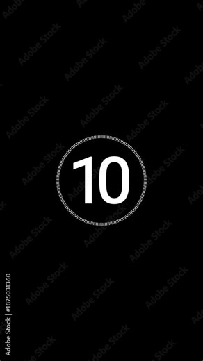 Circular motion countdown 15 seconds animation supporting promotional storytelling, deadline emphasis, digital brand content with smooth radial transitions. high-quality 4K