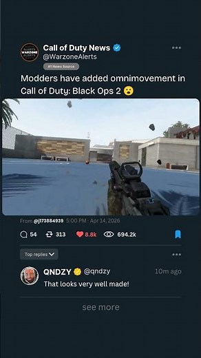 Omnimovement in Black Ops 2
