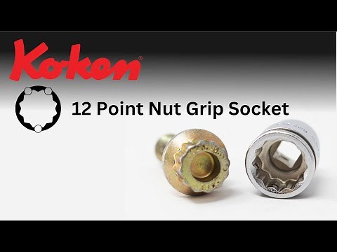The 12-Point Nut Grip Socket by Ko-ken Tools