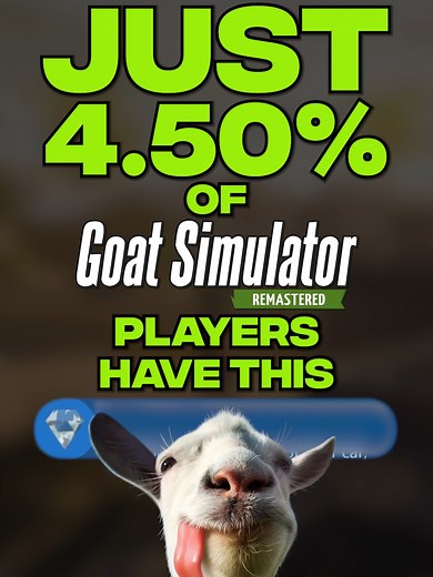 Unlocking Ultra Rare Achievement in Goat Simulator
