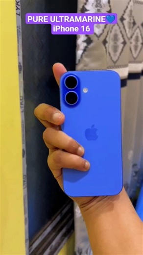 Ultramarine Blue iPhone 16 💜 | Beauty in Your Hand #iPhone16 #PurpleVibes# TechShorts 💜📱