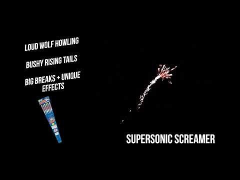 Supersonic Screamer Stick Rocket Fireworks - Wolf Whistles - World Class Fireworks