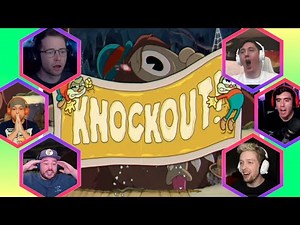 Gamers React to : Fake Knockout [Cuphead]