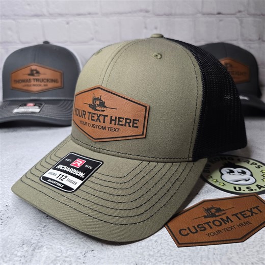 100 Loden/black - Bulk Wholesale Trucking Company Hats - Etsy