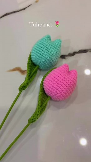 Tutorial de Crochet: Cómo Hacer Tulipanes 🌷