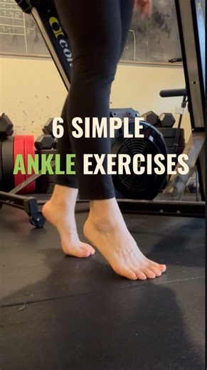 Ai on Instagram: "6 Simple Ankle Exercises Here’s a list of simple and effective ankle exercises you can do daily—even at home, without equipment. They help maintain ankle mobility, strength, and stability, and take just 5–10 minutes a day. 1. Ankle Pumps (Point your toes away (plantar flexion), then pull them toward you (dorsiflexion) 2. Tiptoe walk & Heel walk (Try to walk with control) 3. Ankle Tilts (Gently shift your weight from side to side, pressing through the lateral side and medial sid