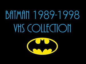 BATMAN 1989-1998 VHS Collection!!
