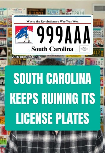 South Carolina License Plate Issues Continues
