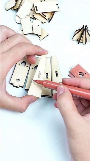 From Flat Sheets to Real Builds ✨ #diy #laserengraving #longerray5 #woodworking #miniaturemodel