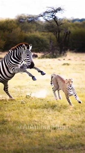 Zebra Fight Back! Zebra Kicks Leopard to Save its Life 🤯