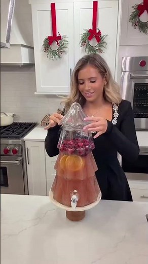 Festive Holiday Punch Recipe 🍹❤️🎄 Easy Crowd-Pleaser for Kids & Adults!