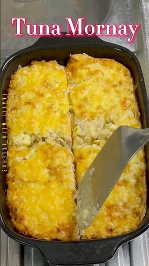 🐟 Tuna Mornay in Minutes 🤤 | Quick & Cheesy Dinner Idea#shorts#viralshorts